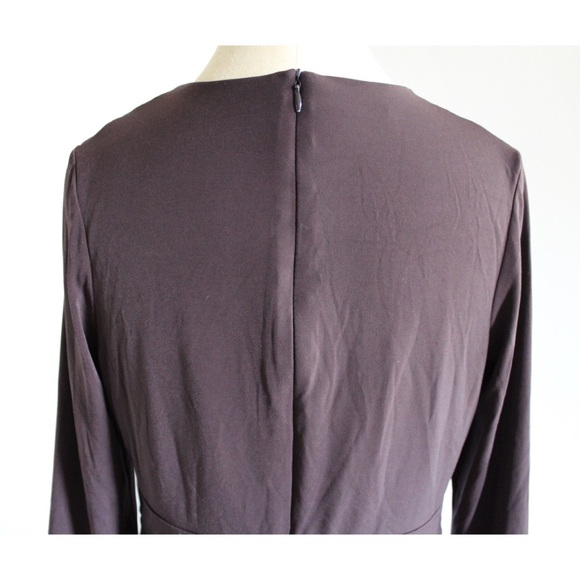 Liz Lange Maternity Brown Stretch Dress Small (sizes 6-8) - Picture 7 of 9